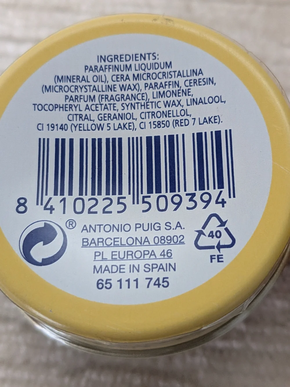 Imported Lip Balms - Set Of Two Peach And Orange From Spain